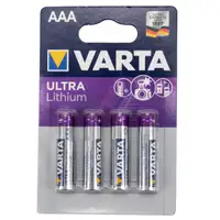4x VARTA Batterien Batteriesatz ULTRA Lithium AAA Micro 1,5 V