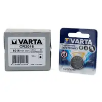 VARTA Knopfzelle Knopfbatterie Batterie 3V CR2016