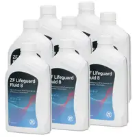 8x 1 Liter ZF PARTS Getriebe&ouml;l Automatikgetriebe&ouml;l LifeGuard FLUID 8 HP