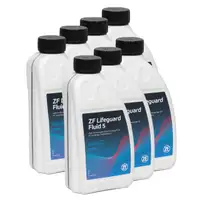7x 1 Liter ZF PARTS Getriebe&ouml;l Automatikgetriebe&ouml;l LifeGuard FLUID 5 HP