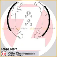 ZIMMERMANN Bremsbacken Citroen Xsara (N0 N1) ZX (N2) f&uuml;r Peugeot 306 ohne ABS