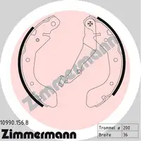 ZIMMERMANN Bremsbacken Satz f&uuml;r CHEVROLET AVEO KALOS SPARK DAEWOO KALOS hinten