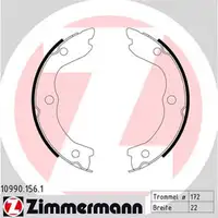 ZIMMERMANN Bremsbacken Satz f&uuml;r Nissan Interstar (X70) X-Trail (T30) Hinterachse