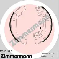 ZIMMERMANN Bremsbacken Satz f&uuml;r DACIA DUSTER ab 04.2010 hinten