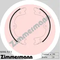 ZIMMERMANN Bremsbacken Satz f&uuml;r NISSAN PATHFINDER III (R51) ab 01.2005 hinten
