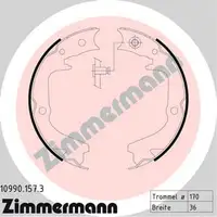 Zimmermann Bremsbacken Satz SUBARU Legacy IV (BL BP) Outback (BL BP) AWD