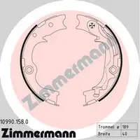 ZIMMERMANN Bremsbacken f&uuml;r HYUNDAI ix35 TUCSON TLE KIA SPORTAGE SL QL hinten