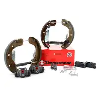 ZIMMERMANN Bremsbacken + Radbremszylinder f&uuml;r Opel Astra F / CC Corsa B Tigra A