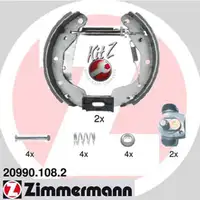 ZIMMERMANN Bremsbacken + Radbremszylinder Daewoo Lanos Nexia f&uuml;r Opel Astra F