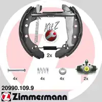 ZIMMERMANN Bremsbacken + Radbremszylinder f&uuml;r Audi 80 90 Fabia Golf 3 Lupo Polo