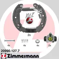 ZIMMERMANN Bremsbacken + Radbremszylinder Satz f&uuml;r Chevrolet Daewoo Matiz Spark