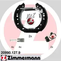 ZIMMERMANN Bremsbacken + Radbremszylinder f&uuml;r Mitsubishi Colt VI Smart ForFour