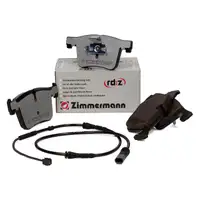 ZIMMERMANN rd:z Bremsbel&auml;ge + Wako f&uuml;r BMW X3 F25 + X4 F26 ohne Sportpaket vorne