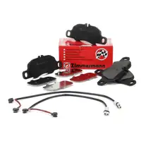 ZIMMERMANN Bremsbel&auml;ge + Wako f&uuml;r PORSCHE 911 (997) 3.6 Carrera 4 345 PS vorne