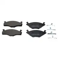 ZIMMERMANN Bremsen Bremsscheiben + Bremsbel&auml;ge VW POLO (6N1) bis 04.1996 vorne