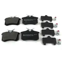 ZIMMERMANN Bremsen Bremsscheiben + Bel&auml;ge f&uuml;r SEAT IBIZA VW GOLF 2 3 POLO hinten