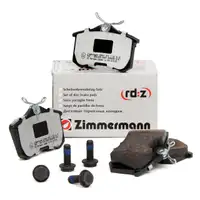 ZIMMERMANN rd:z Bremsbel&auml;ge AUDI CITROEN FIAT FORD PEUGEOT SEAT SKODA VW hinten