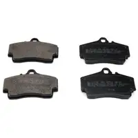 ZIMMERMANN Bremsbel&auml;ge + Wako f&uuml;r PORSCHE BOXSTER 986 S CAYMAN 987 S R hinten