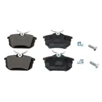 ZIMMERMANN Bremsbel&auml;ge Bremsbelagsatz f&uuml;r Smart ForFour Volvo S40 I V40 hinten