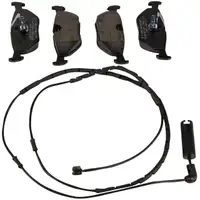 ZIMMERMANN Bremsbel&auml;ge Bremsbelagsatz + Wako f&uuml;r BMW 3er E46 Z4 E85 hinten