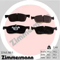 ZIMMERMANN Bremsscheiben + Bel&auml;ge JAGUAR F-PACE (X761) XE (X760) XF (X260) vorne