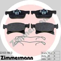ZIMMERMANN Bremsscheiben + Bel&auml;ge OPEL ADAM (M13) CORSA E (X15) 15 Zoll vorne