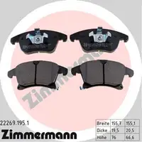 ZIMMERMANN Bremsen SPORT Bremsscheiben + Bremsbel&auml;ge f&uuml;r FORD MONDEO V MK5 vorne