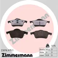 ZIMMERMANN rd:z Bremsbel&auml;ge VOLVO S60 I S80 I V70 I II XC70 CROSS COUNTRY hinten