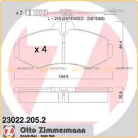 ZIMMERMANN Bremsbel&auml;ge Bremsbelagsatz + Wako Mercedes V-Klasse Vito W638 vorne
