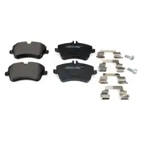 ZIMMERMANN Bremsscheiben + Bremsbel&auml;ge + Wako MERCEDES W203 C209 A209 R171 vorne