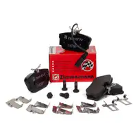 ZIMMERMANN Bremsbel&auml;ge Bremskl&ouml;tze + Wako f&uuml;r VW Transporter T4 15Zoll 2E2 hinten