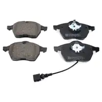 Zimmermann SPORT Bremsscheiben + Bel&auml;ge f&uuml;r AUDI TT SEAT SKODA VW POLO 9N vorne