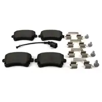 ZIMMERMANN Bremsbel&auml;ge + Wako VW MULTIVAN TRANSPORTER T5 T6 PR-2E3/2E4 hinten