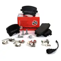 ZIMMERMANN Bremsbel&auml;ge + Wako VW MULTIVAN TRANSPORTER T5 T6 PR-2E3/2E4 hinten