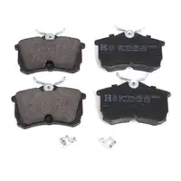 ZIMMERMANN Bremsscheiben + Bel&auml;ge f&uuml;r HONDA ACCORD VII 2.0 2.4 2.2i-CTDi hinten