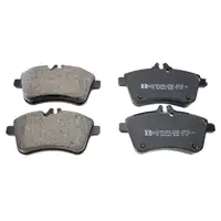 ZIMMERMANN Bremsen Kit Bremsscheiben + Bel&auml;ge MERCEDES W169 W245 vorne hinten
