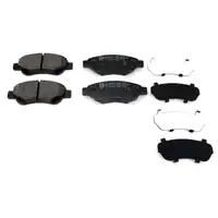 Zimmermann SPORT Bremsscheiben + Bel&auml;ge CITROEN C1 PEUGEOT 107 TOYOTA AYGO vorne