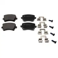 ZIMMERMANN Bremsscheiben + Bremsbel&auml;ge f&uuml;r AUDI TT (8J) 2.0 TFSI 2.0 TDI hinten