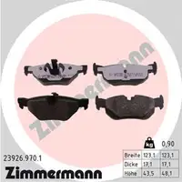 ZIMMERMANN rd:z Bremsbel&auml;ge f&uuml;r BMW E81/82/87/88 E90/91/92/93 X1 E84 hinten