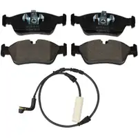 ZIMMERMANN Bremsbel&auml;ge Bremskl&ouml;tze + Wako f&uuml;r BMW 1er E81 E88 E82 3er E90 vorne