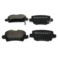 ZIMMERMANN Bremsbel&auml;ge Bremsbelagsatz Bremskl&ouml;tze f&uuml;r Honda Civic VIII IX hinten