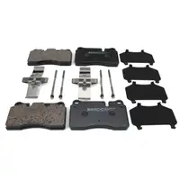 ZIMMERMANN Bremsbel&auml;ge Bremskl&ouml;tze + Wako f&uuml;r VW TOUAREG (7P5) PR-1LC vorne