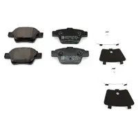 ZIMMERMANN Bremsscheiben + Radlager + Bel&auml;ge CITROEN C4 I PEUGEOT 207 307 hinten