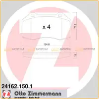 ZIMMERMANN Bremsbel&auml;ge Bremskl&ouml;tze f&uuml;r Renault Clio III Megane II 2.0 Sport vorne