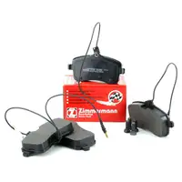 ZIMMERMANN Bremsbel&auml;ge Bremskl&ouml;tze + Wako f&uuml;r Peugeot 407 05.2004-08.2009 vorne
