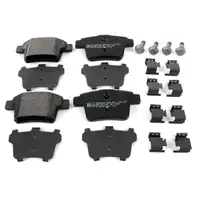 ZIMMERMANN Bremsscheiben + Bel&auml;ge Ford Mondeo III MK3 ab 09.2004 vorne + hinten