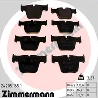 ZIMMERMANN Bremsscheiben + Bel&auml;ge + Wako MERCEDES W221 C216 S 63/65 AMG vorne