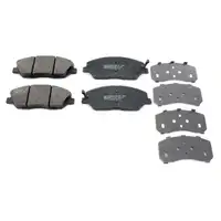 ZIMMERMANN Bremsen Bremsscheiben + Bel&auml;ge f&uuml;r HYUNDAI SANTA FE I II III vorne
