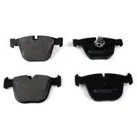 ZIMMERMANN Bremsbel&auml;ge Bremskl&ouml;tze + Wako f&uuml;r BMW X5 E70 F15 X6 E71 E72 hinten