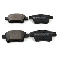 ZIMMERMANN Bremsscheiben + Radlager + Bel&auml;ge CITROEN C4 GRAND / PICASSO I hinten